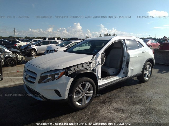 WDCTG4GB4FJ083971 - 2015 MERCEDES-BENZ GLA 250 4MATIC WHITE photo 6