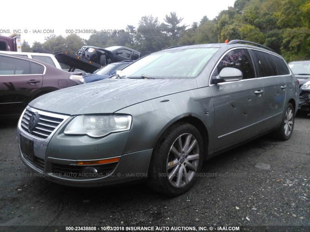 WVWVU73C07E031156 - 2007 VOLKSWAGEN PASSAT 3.6L 4MOTION WAGON LUXURY GREEN photo 2