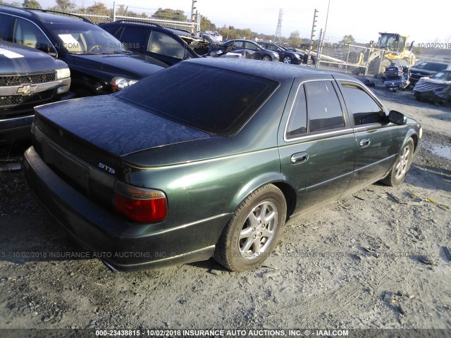 1G6KY549XWU912906 - 1998 CADILLAC SEVILLE STS GREEN photo 4