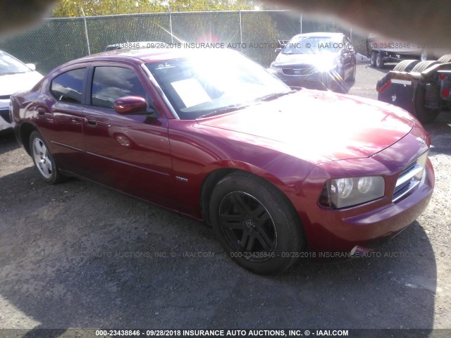 2B3KA53H46H173448 - 2006 DODGE CHARGER R/T RED photo 1