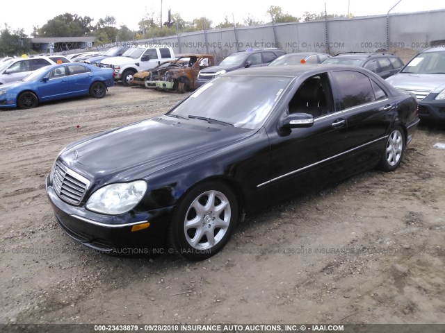 WDBNG83J26A463232 - 2006 MERCEDES-BENZ S 430 4MATIC BLACK photo 2