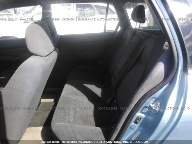 JA3AD29F34U036256 - 2004 MITSUBISHI LANCER LS BLUE photo 8