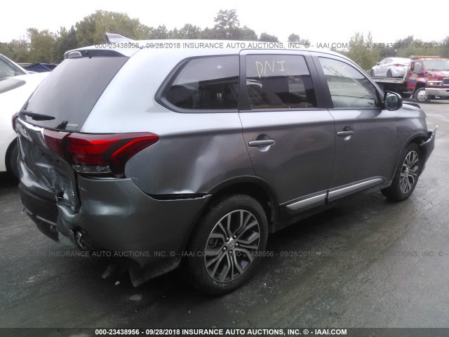 JA4AZ3A39JZ058586 - 2018 MITSUBISHI OUTLANDER SE/SEL GRAY photo 4