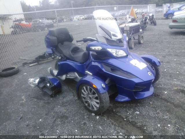 2BXNBBC14DV002482 - 2013 CAN-AM SPYDER ROADSTER RT/RTS/RT LIMITED BLUE photo 1
