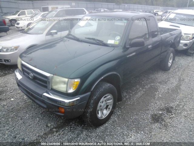 4TASM92N6XZ417991 - 1999 TOYOTA TACOMA XTRACAB PRERUNNER მწვანე ფოტო 2