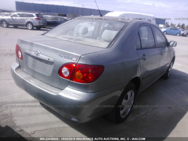 JTDBR32E630041309 - 2003 TOYOTA COROLLA CE/LE SILVER photo 4