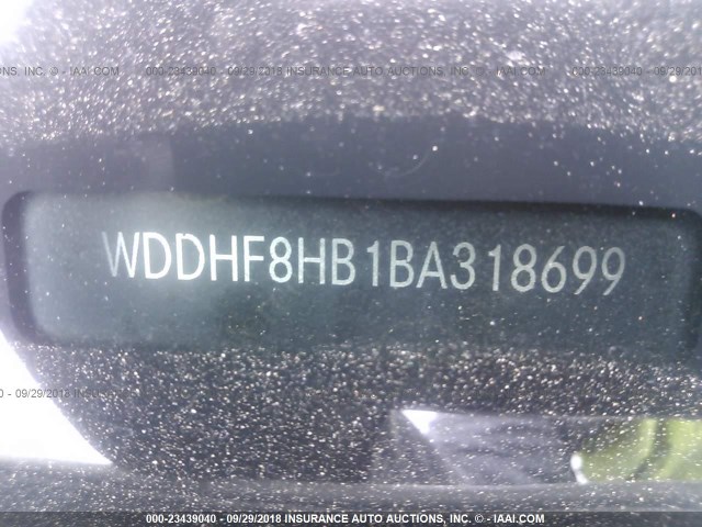 WDDHF8HB1BA318699 - 2011 MERCEDES-BENZ E 350 4MATIC WHITE photo 9