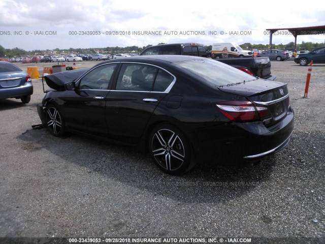 1HGCR2F56HA128199 - 2017 HONDA ACCORD SPORT BLACK photo 3