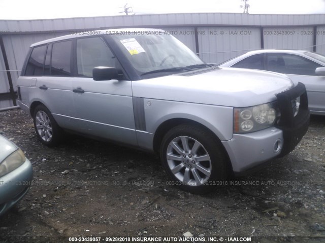 SALME15427A260465 - 2007 LAND ROVER RANGE ROVER HSE SILVER photo 1