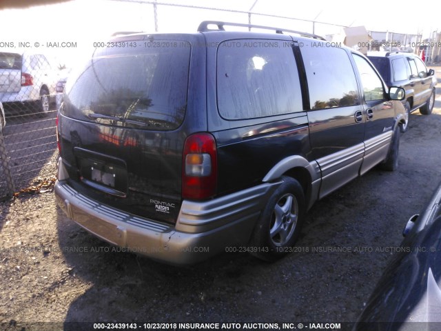 1GMDX03E74D246722 - 2004 PONTIAC MONTANA BLUE photo 4