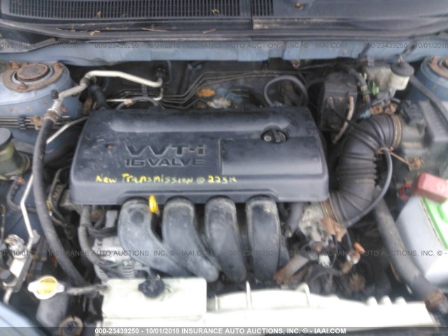 2T1LR32E84C267282 - 2004 TOYOTA COROLLA MATRIX XR BLUE photo 10