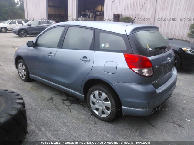 2T1LR32E84C267282 - 2004 TOYOTA COROLLA MATRIX XR BLUE photo 3