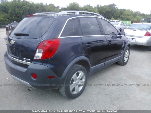 3GNAL2EK2ES537705 - 2014 CHEVROLET CAPTIVA LS 蓝色 照片 4