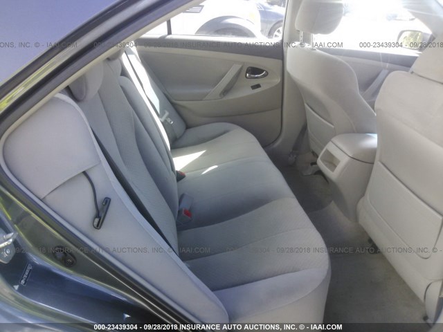 4T1BE46K08U260313 - 2008 TOYOTA CAMRY CE/LE/XLE/SE GRAY photo 8