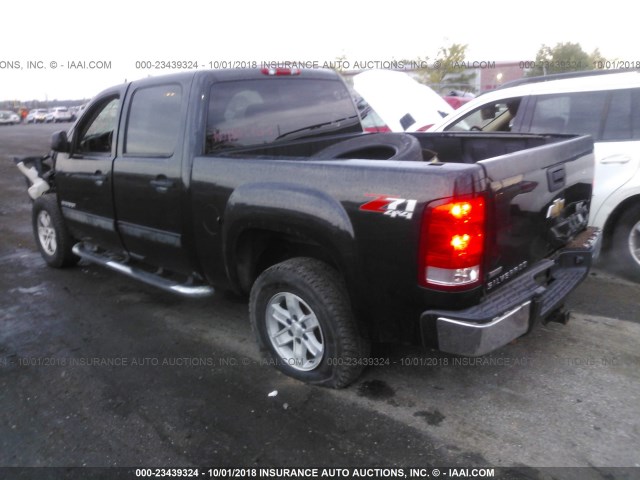 3GTRKVE37AG142733 - 2010 GMC SIERRA K1500 SLE BLACK photo 3