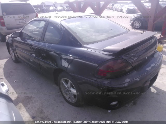 1G2NV12E33C179552 - 2003 PONTIAC GRAND AM GT1 BLACK photo 3