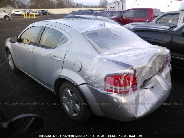 1B3LC46B39N502636 - 2009 DODGE AVENGER SE/SXT SILVER photo 3