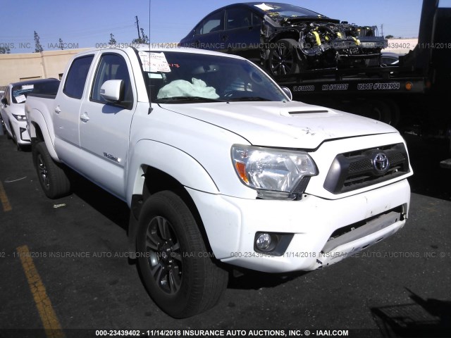3TMJU4GN7CM134166 - 2012 TOYOTA TACOMA DOUBLE CAB PRERUNNER WHITE photo 1