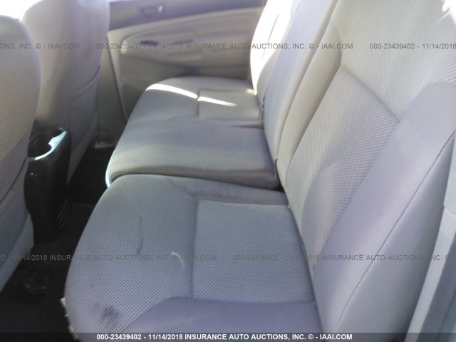 3TMJU4GN7CM134166 - 2012 TOYOTA TACOMA DOUBLE CAB PRERUNNER WHITE photo 8