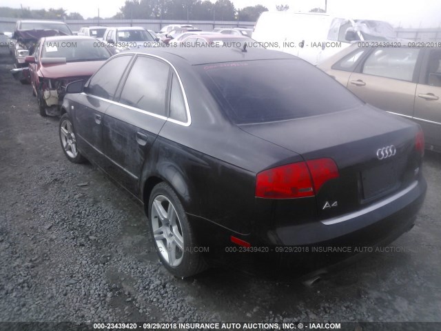 WAUDG78E66A054909 - 2006 AUDI A4 3.2 QUATTRO BLACK photo 3