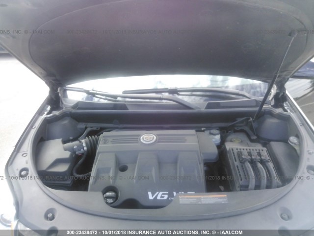 3GYFNBE33CS639555 - 2012 CADILLAC SRX PERFORMANCE COLLECTION შავი ფოტო 10