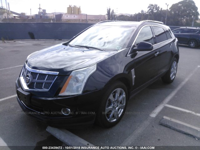 3GYFNBE33CS639555 - 2012 CADILLAC SRX PERFORMANCE COLLECTION შავი ფოტო 2