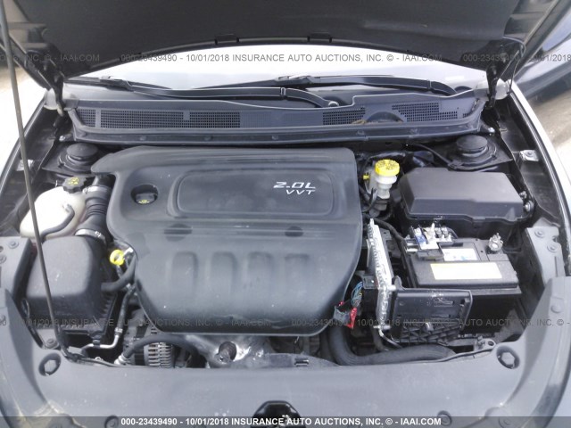 1C3CDFAA6FD410934 - 2015 DODGE DART SE BLACK photo 10