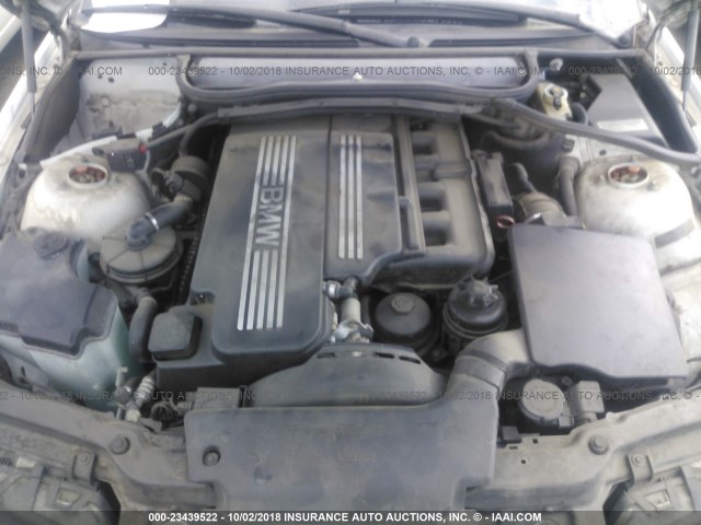 WBAAZ33474KP84906 - 2004 BMW 325 IS SULEV WHITE photo 10