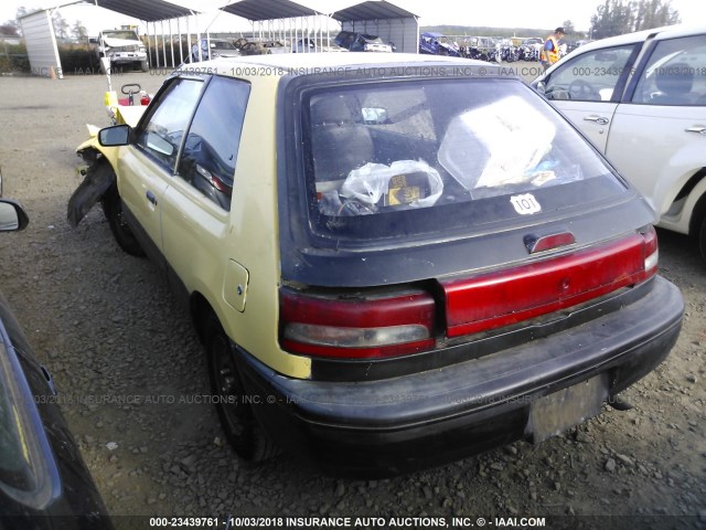 JM1BG234XR0792573 - 1994 MAZDA 323 YELLOW photo 3