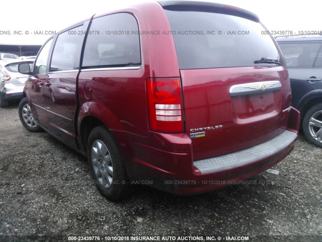 2A8HR44E29R571877 - 2009 CHRYSLER TOWN & COUNTRY LX RED photo 3