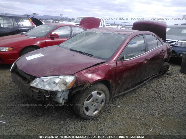 1G2ZF57B884132667 - 2008 PONTIAC G6 VALUE LEADER/BASE RED photo 2