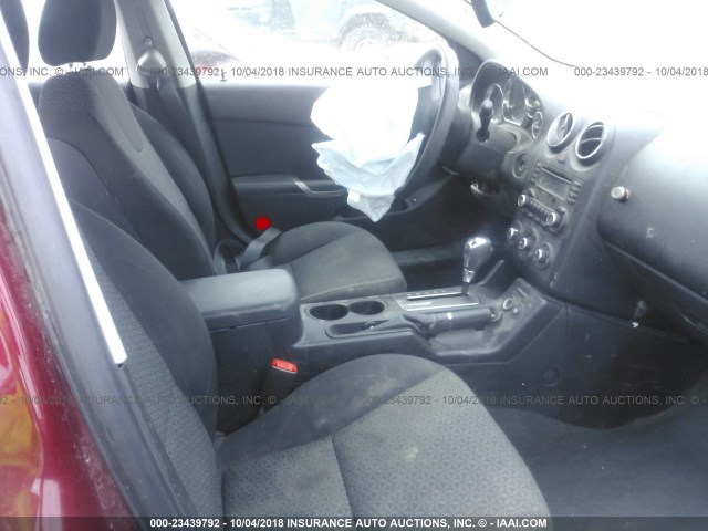 1G2ZF57B884132667 - 2008 PONTIAC G6 VALUE LEADER/BASE RED photo 5