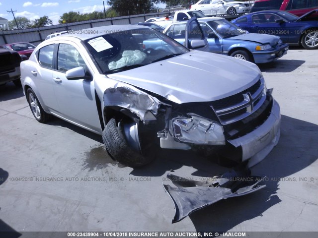 1B3BD1FB9BN590993 - 2011 DODGE AVENGER MAINSTREET SILVER photo 1