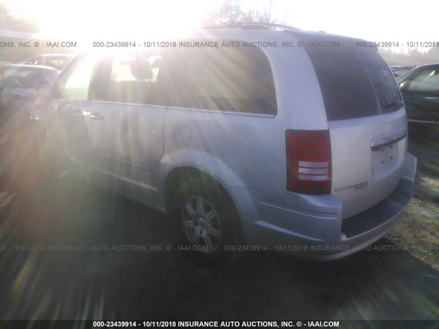 2A8HR54P38R801531 - 2008 CHRYSLER TOWN & COUNTRY TOURING SILVER photo 3