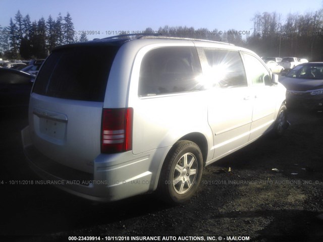 2A8HR54P38R801531 - 2008 CHRYSLER TOWN & COUNTRY TOURING SILVER photo 4