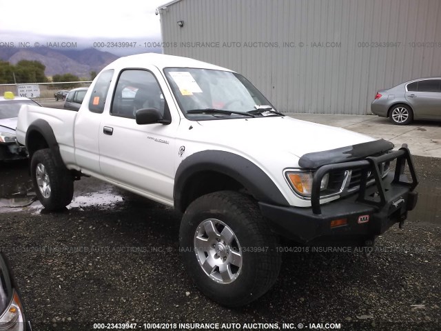 4TAWN72N7VZ314711 - 1997 TOYOTA TACOMA XTRACAB WHITE photo 1