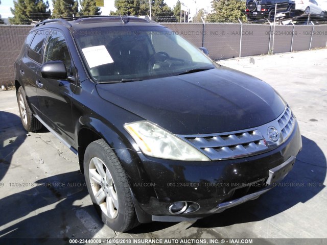 JN8AZ08T06W409490 - 2006 NISSAN MURANO SL/SE/S BLACK photo 1