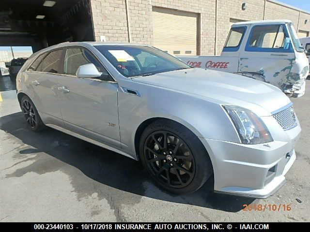 1G6DV8EP1C0135101 - 2012 CADILLAC CTS-V SILVER photo 1