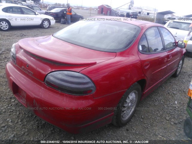1G2WP5211VF321112 - 1997 PONTIAC GRAND PRIX GTP წითელი ფოტო 4