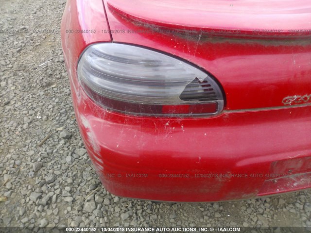 1G2WP5211VF321112 - 1997 PONTIAC GRAND PRIX GTP წითელი ფოტო 6