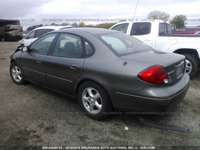1FAFP53203G235404 - 2003 FORD TAURUS SE ვერცხლისფერი ფოტო 3