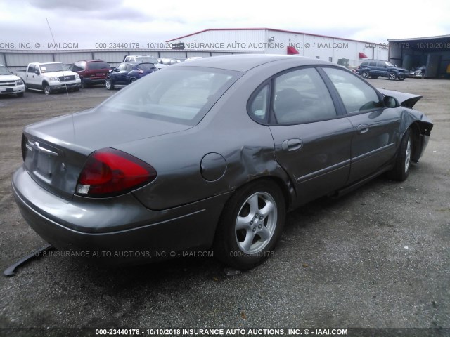 1FAFP53203G235404 - 2003 FORD TAURUS SE SILVER photo 4