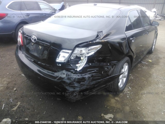 4T4BF3EK5BR187851 - 2011 TOYOTA CAMRY SE/LE/XLE შავი ფოტო 6