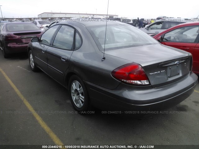 1FAFP56UX5A184917 - 2005 FORD TAURUS SEL GRAY photo 3