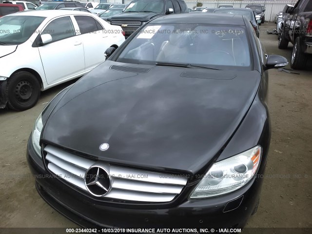 WDDEJ71X07A001487 - 2007 MERCEDES-BENZ CL 550 BLACK photo 6