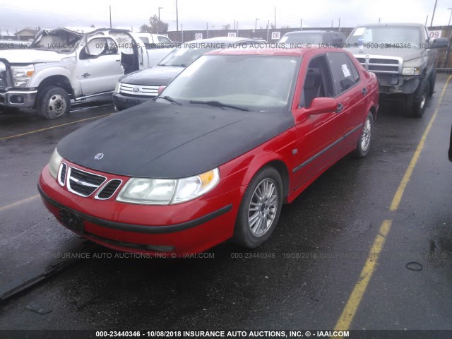 YS3ED49AX53530584 - 2005 SAAB 9-5 ARC RED photo 2