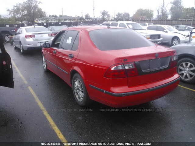 YS3ED49AX53530584 - 2005 SAAB 9-5 ARC RED photo 3