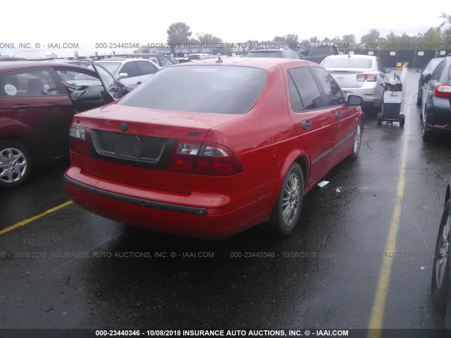 YS3ED49AX53530584 - 2005 SAAB 9-5 ARC RED photo 4