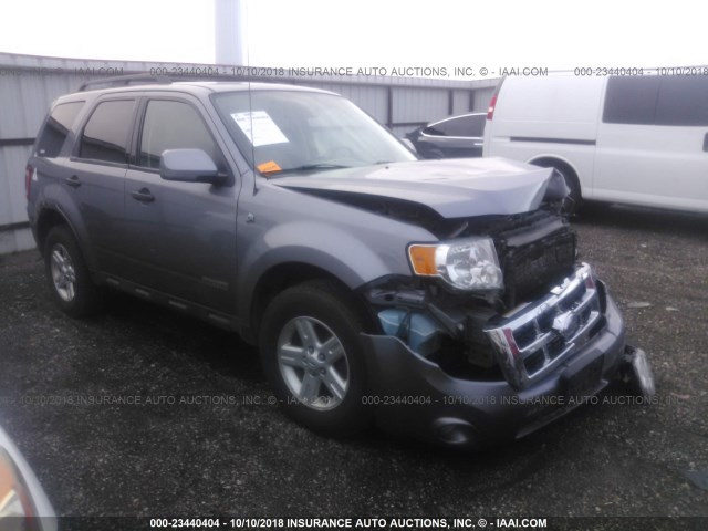 1FMCU49H98KC19049 - 2008 FORD ESCAPE HEV GRAY photo 1