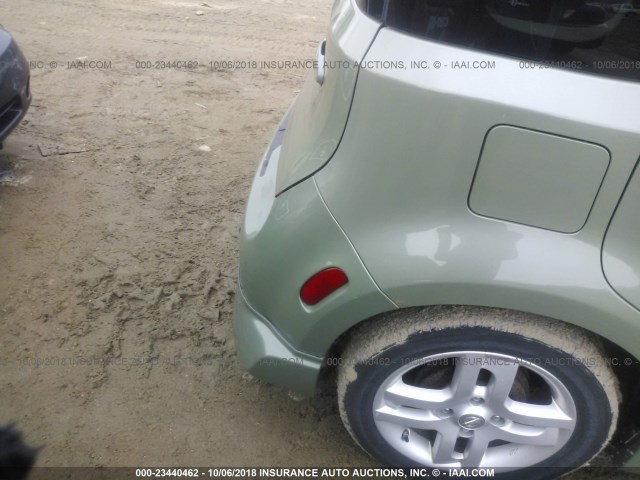 JN8AZ28R39T110615 - 2009 NISSAN CUBE S/SL GREEN photo 6